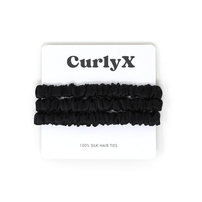 The Silk Hair Ties | Black Edition